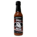 Bottle of Ghost Pepper sauce from Pepper Palace on a white background