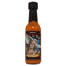 Hot sauce bottle with a label featuring a character and 'La Diablette' text on a white background