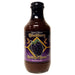 Bottle of Pepper Palace Blackberry Barbecue Sauce on a white background