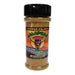 Jalapeno Steak Butter seasoning jar with black lid on a white background