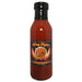 Bottle of Wing Master hot sauce on a white background