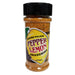 Bottle of Pepper Lemon seasoning with a black lid on a white background