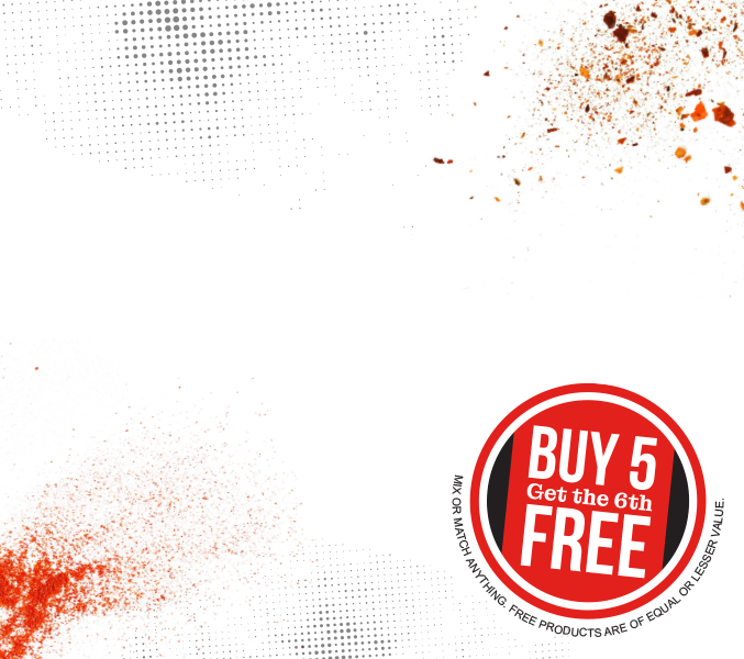 Buy 5 and get the 6th Free