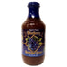 Bottle of Pepper Palace Blueberry Barbeque Sauce on a white background