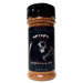 Bottle of Reaper seasoning and rub with a black label and skull design on a white background