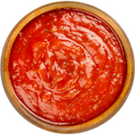 A bowl filled with fresh salsa