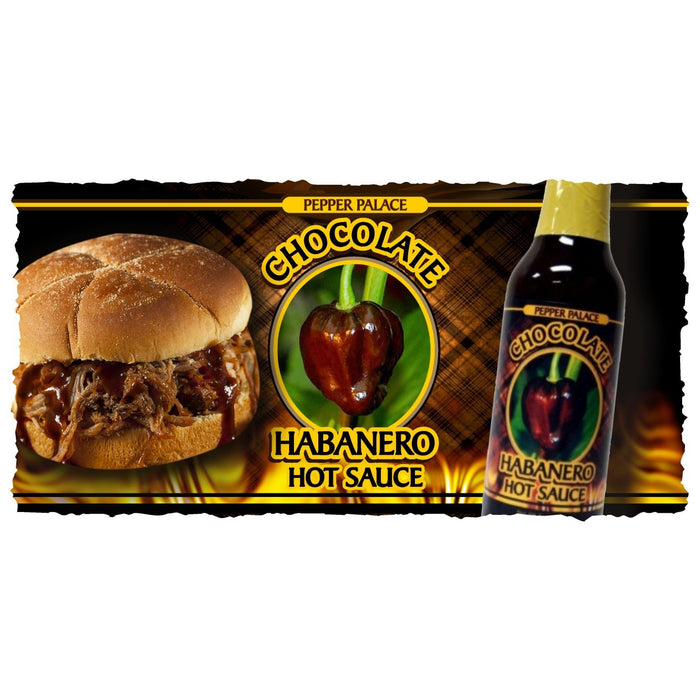 Chocolate Habanero Hot Sauce on Pulled Pork