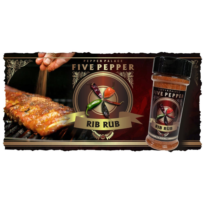 5 Pepper Rubs on Ribs